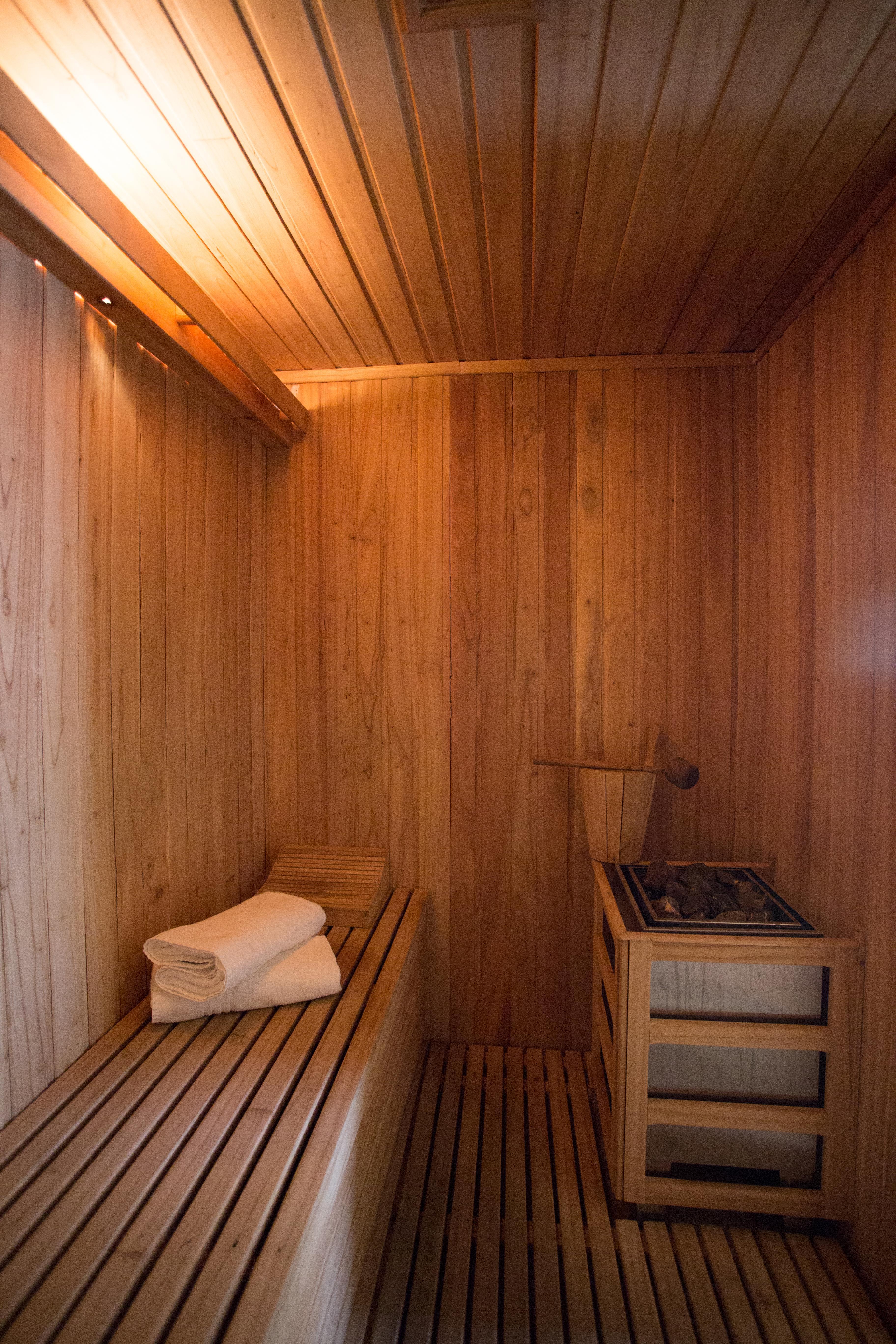 Spa Hotel La Reserve Colonia del Sacramento Luaran gambar A Finnish sauna